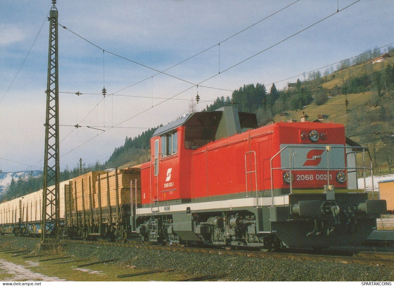 Transport FERROVIAIRE Vintage Carte Postale CPSM #PAA814.FR - Treinen