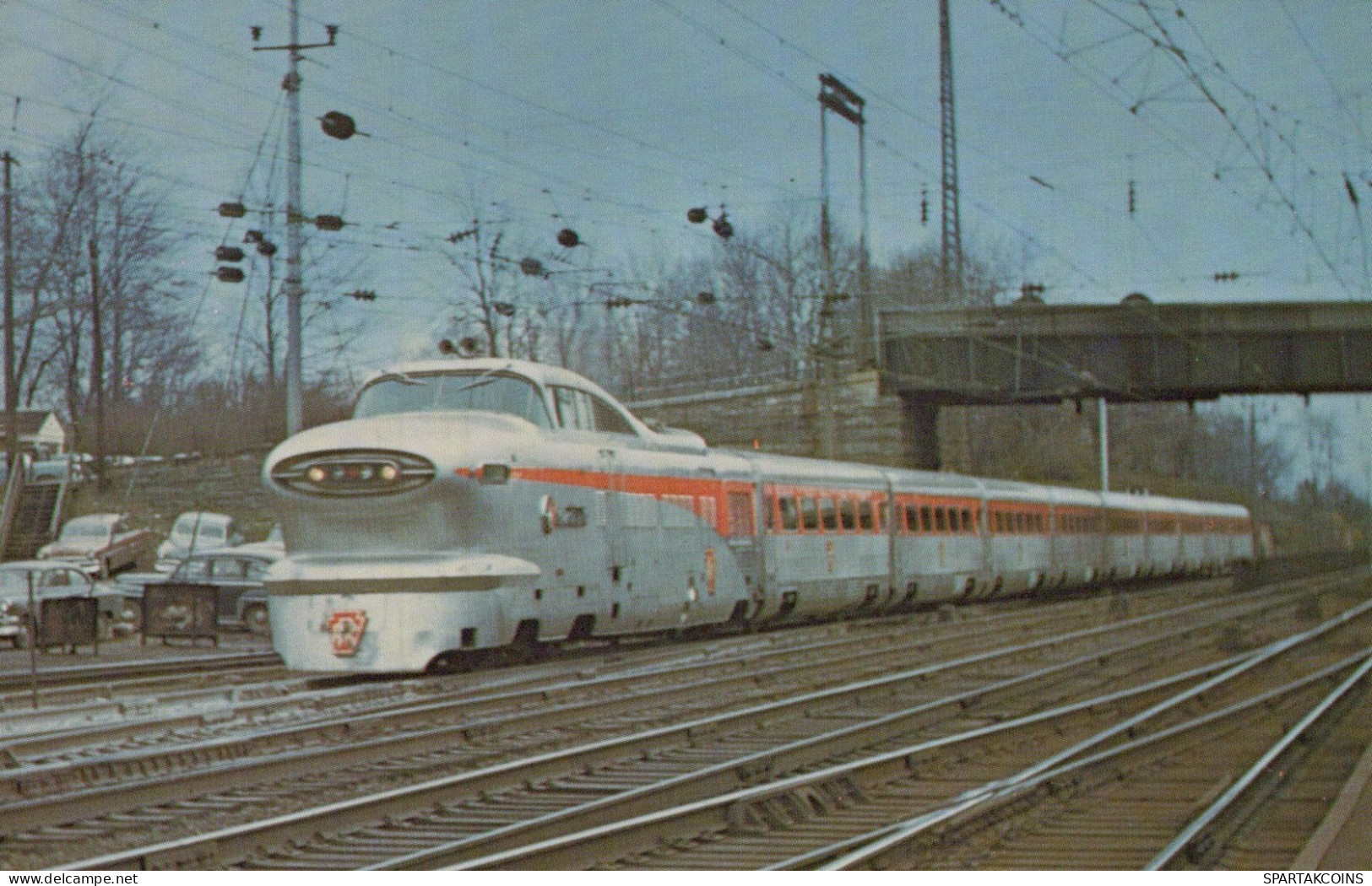 Transport FERROVIAIRE Vintage Carte Postale CPSMF #PAA545.FR - Treinen