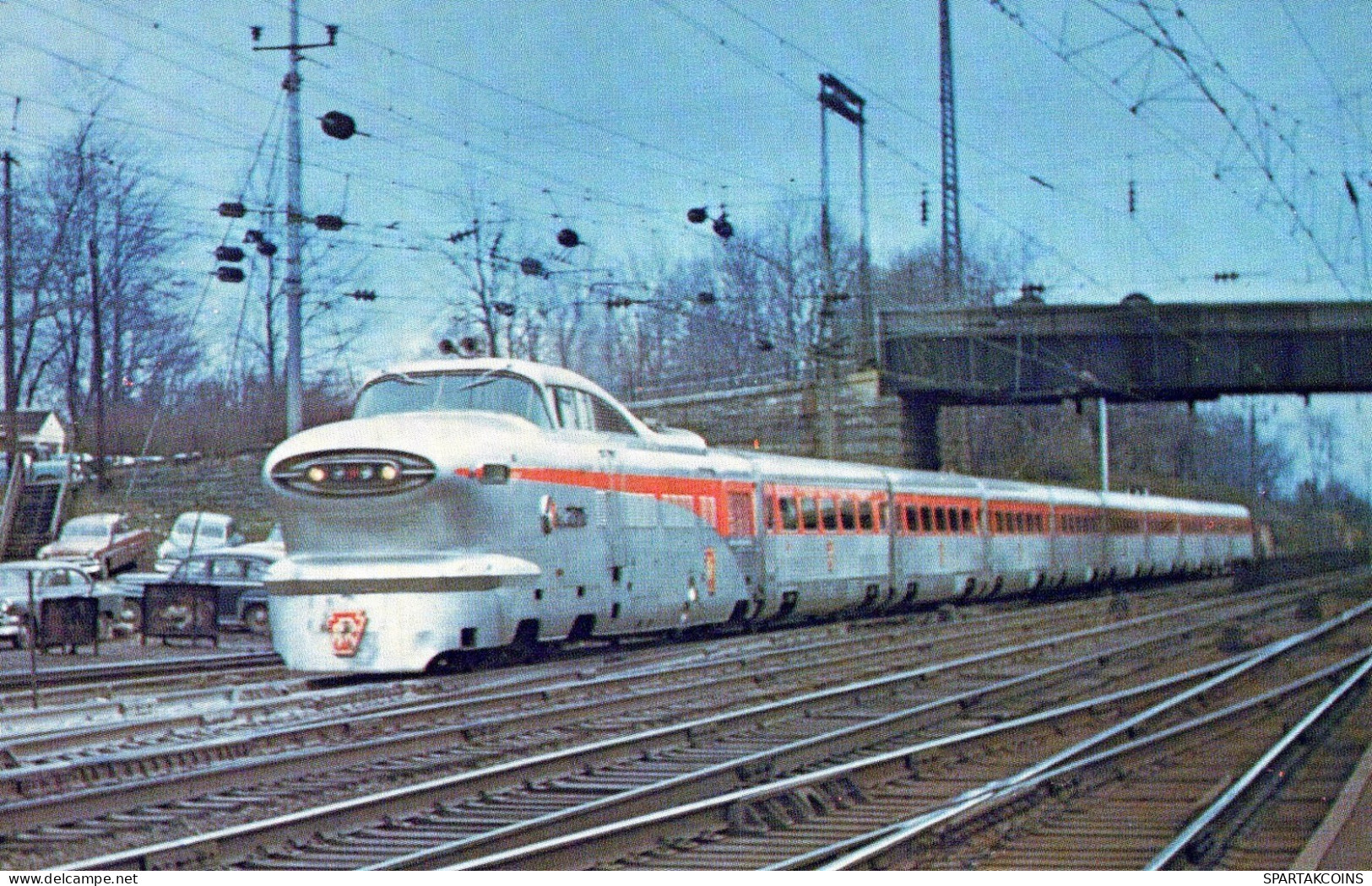 Transport FERROVIAIRE Vintage Carte Postale CPSMF #PAA545.FR - Treinen