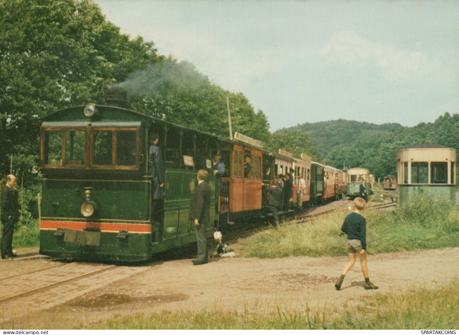 Transport FERROVIAIRE Vintage Carte Postale CPSM #PAA747.FR - Treinen