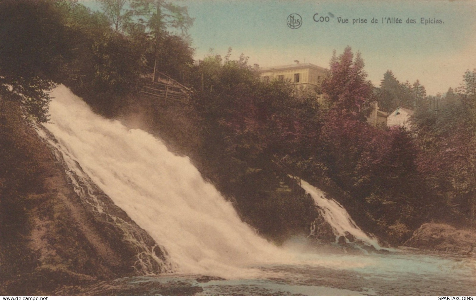 BÉLGICA CASCADA DE COO Provincia De Lieja Postal CPA #PAD010.ES - Stavelot