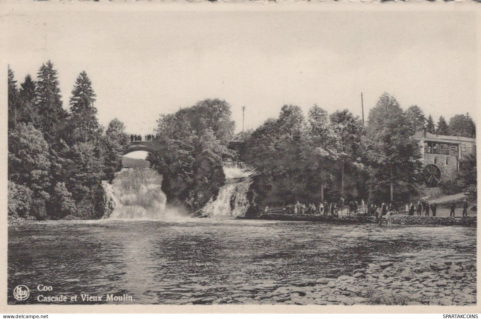 BÉLGICA CASCADA DE COO Provincia De Lieja Postal CPA #PAD145.ES - Stavelot