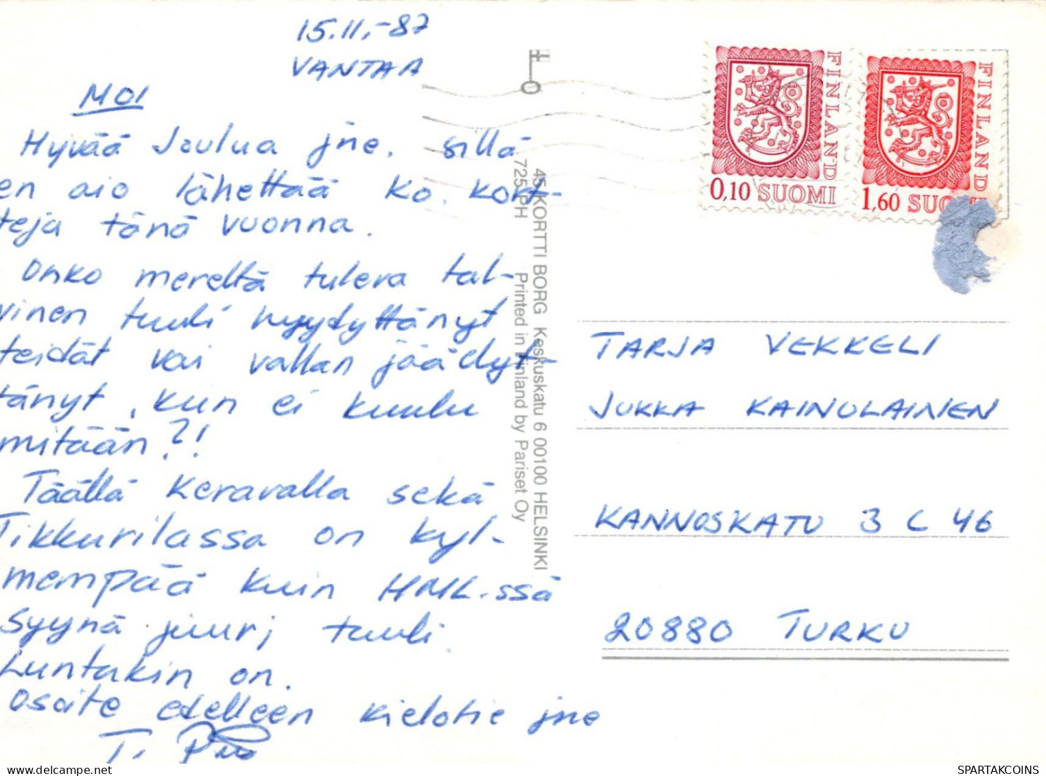 HUMOR DIBUJOS ANIMADOS Vintage Tarjeta Postal CPSM #PBV707.ES - Humour