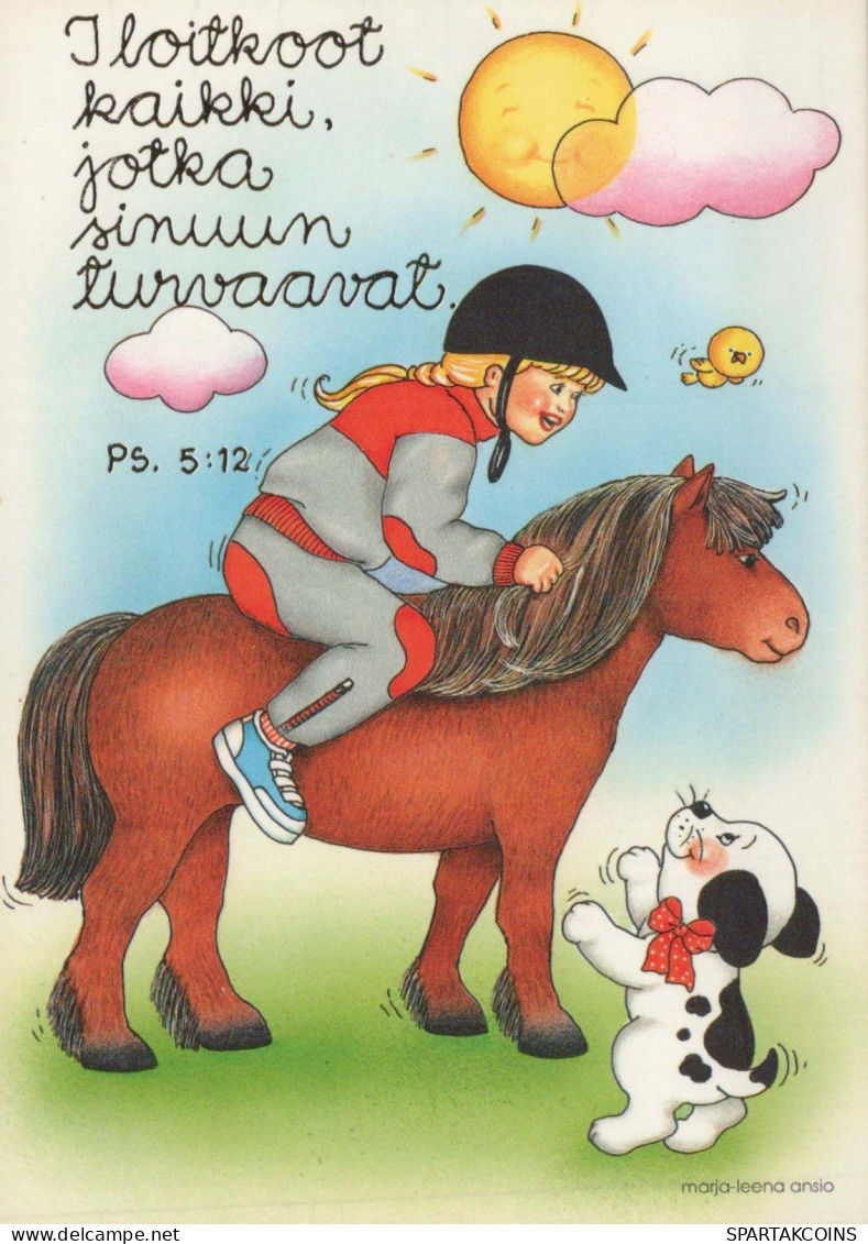 NIÑOS HUMOR Vintage Tarjeta Postal CPSM #PBV339.ES - Humorvolle Karten