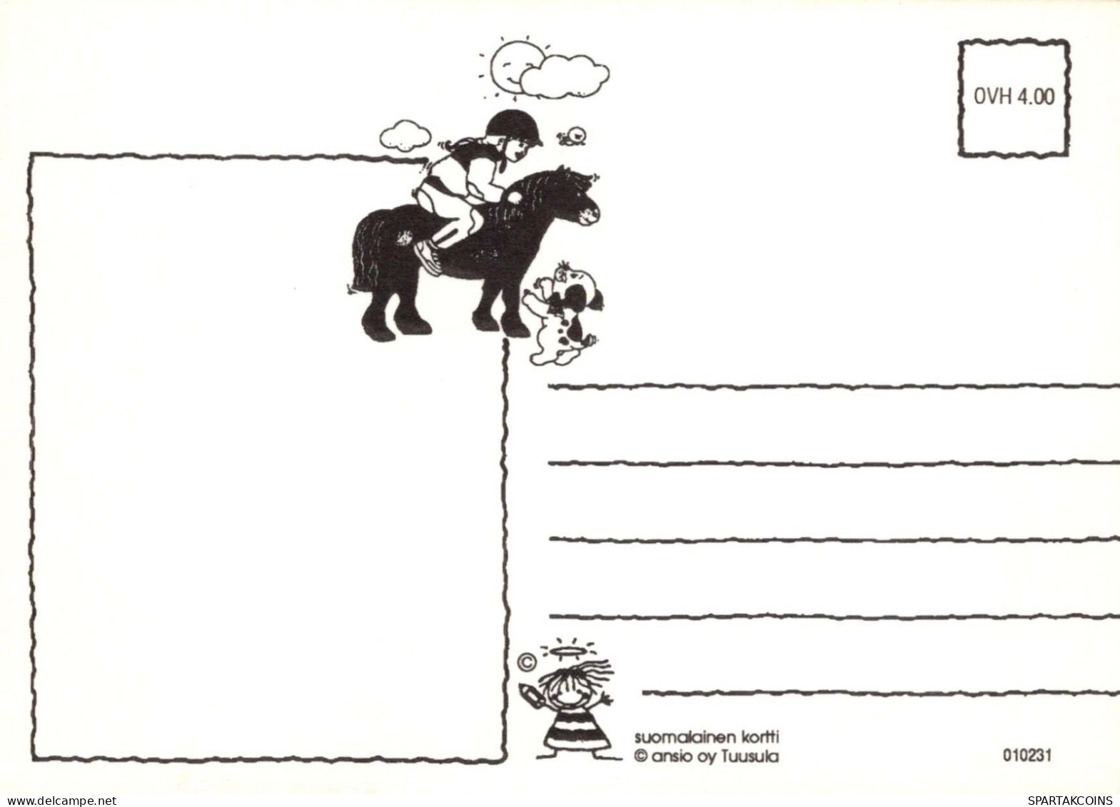 NIÑOS HUMOR Vintage Tarjeta Postal CPSM #PBV339.ES - Cartes Humoristiques