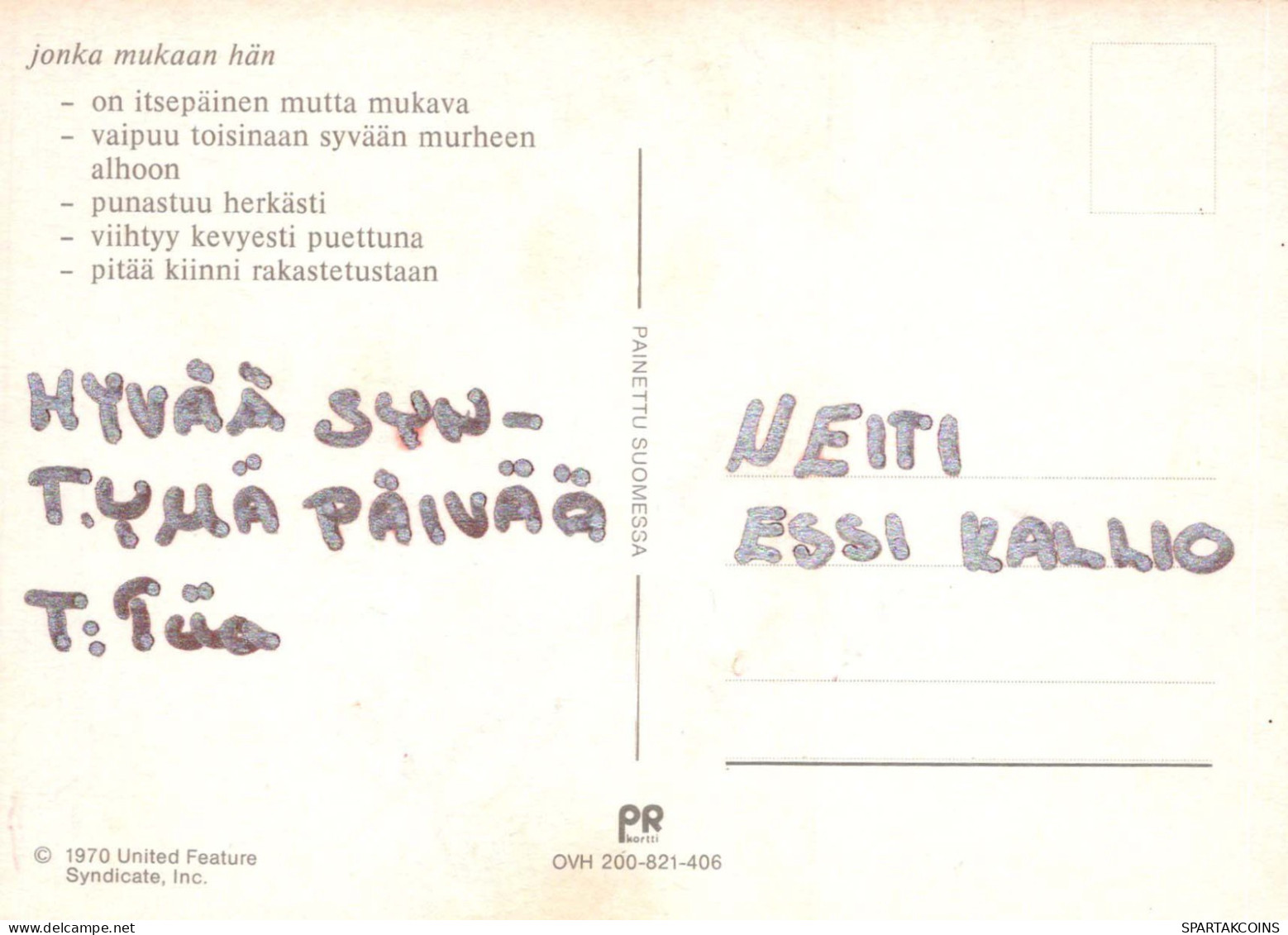 NIÑOS HUMOR Vintage Tarjeta Postal CPSM #PBV400.ES - Humorous Cards