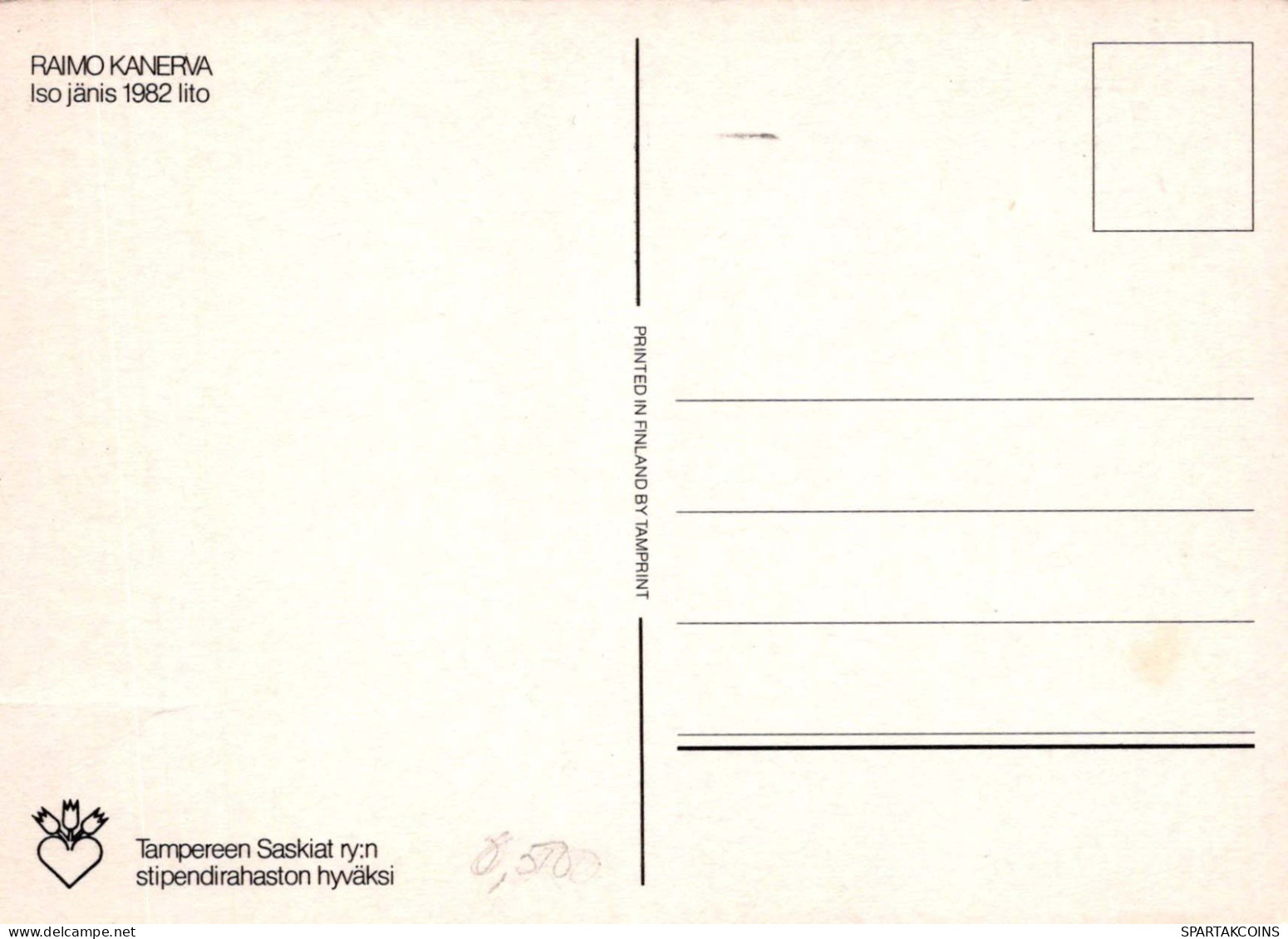 CONEJO Animales Vintage Tarjeta Postal CPSM #PBR154.ES - Other & Unclassified