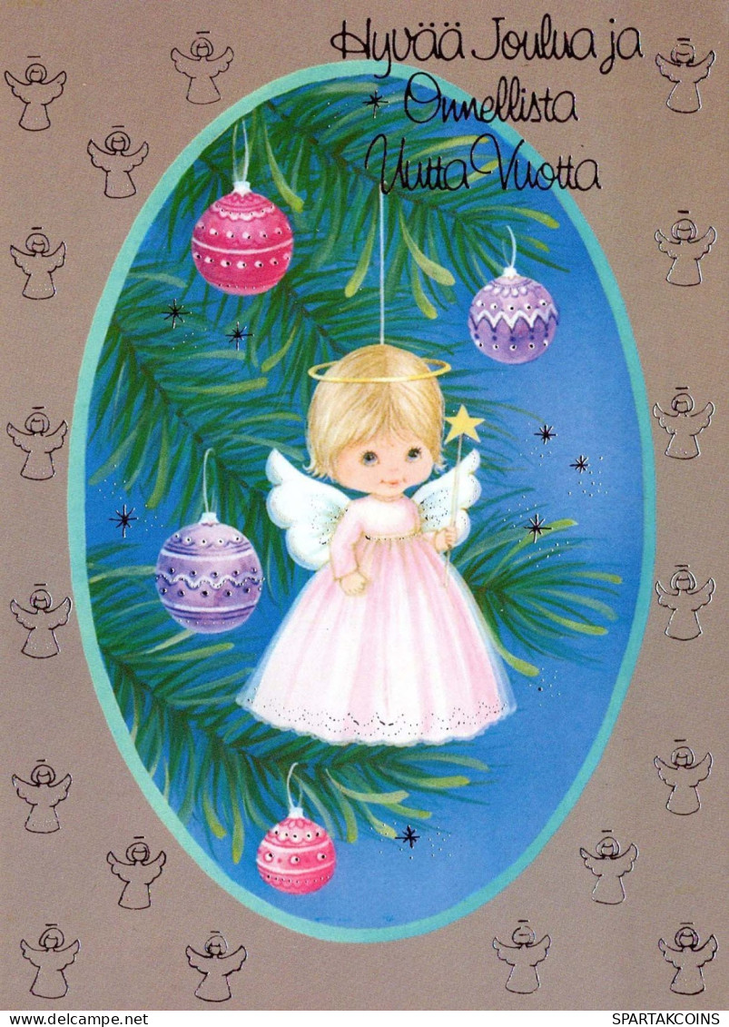 ÁNGEL Navidad Vintage Tarjeta Postal CPSM #PBP353.ES - Anges