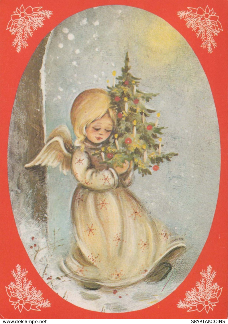 ÁNGEL Navidad Vintage Tarjeta Postal CPSM #PBP414.ES - Engel