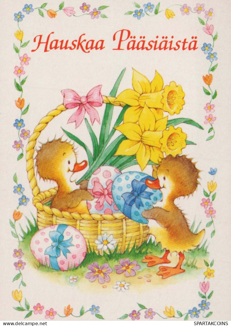 PASCUA HUEVO Vintage Tarjeta Postal CPSM #PBO222.ES - Easter