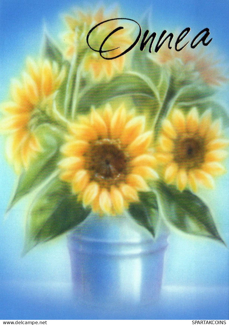 FLOWERS Vintage Postcard CPSM #PAR851.GB - Flowers