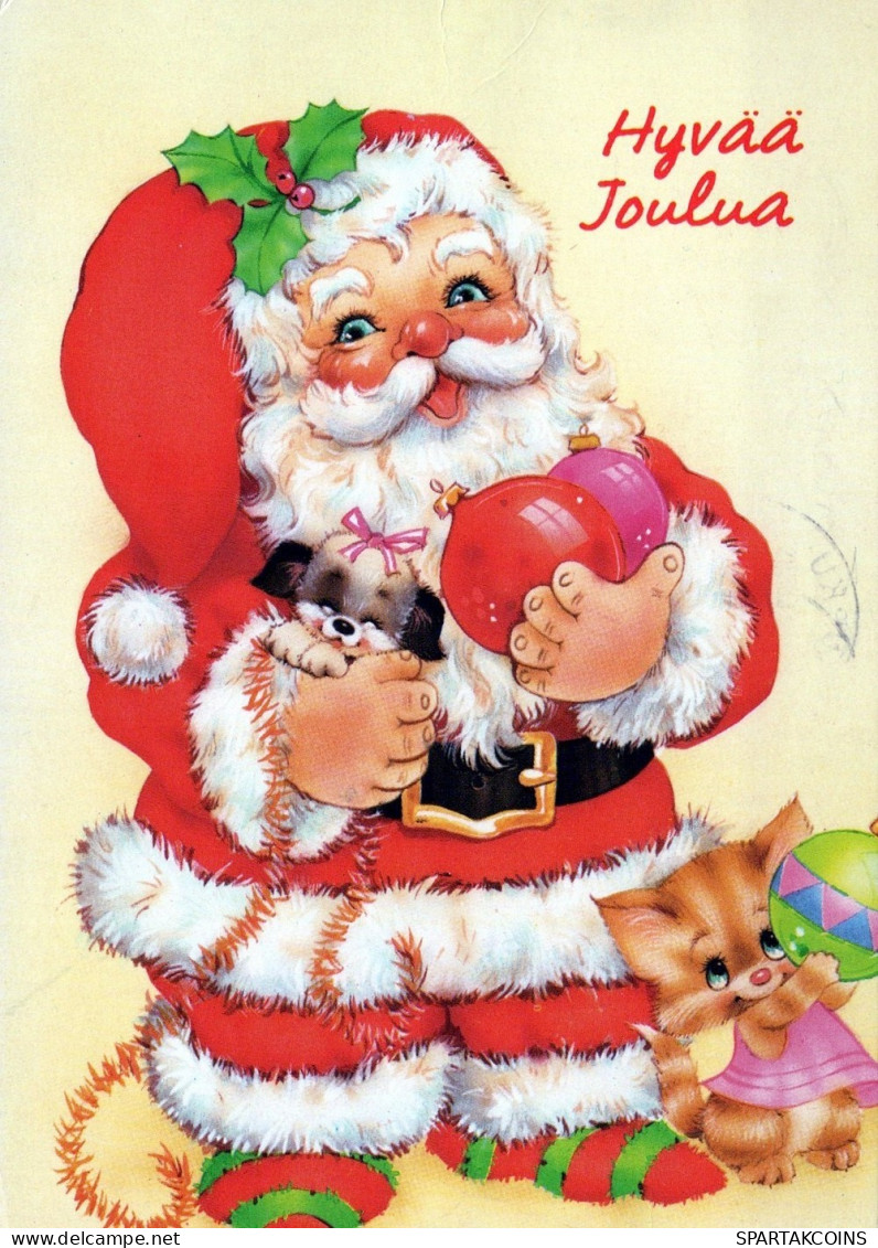SANTA CLAUS CHRISTMAS Holidays Vintage Postcard CPSM #PAJ591.GB - Santa Claus