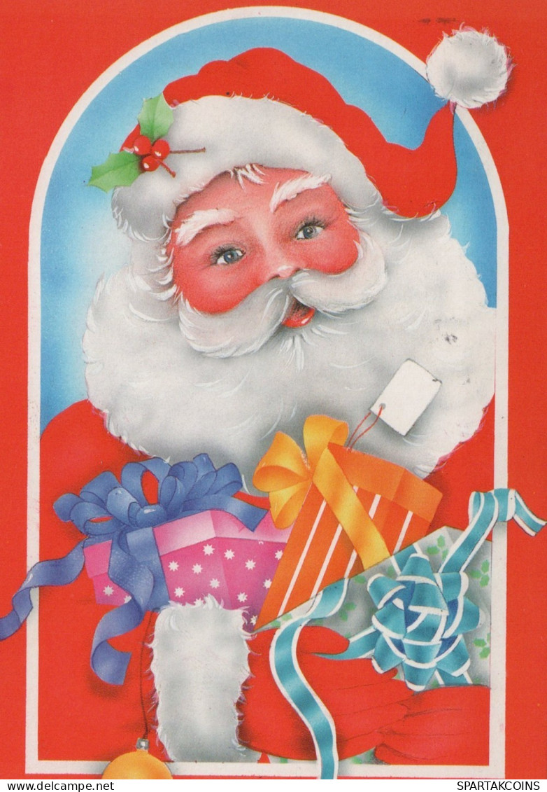 SANTA CLAUS CHRISTMAS Holidays Vintage Postcard CPSM #PAJ799.GB - Santa Claus