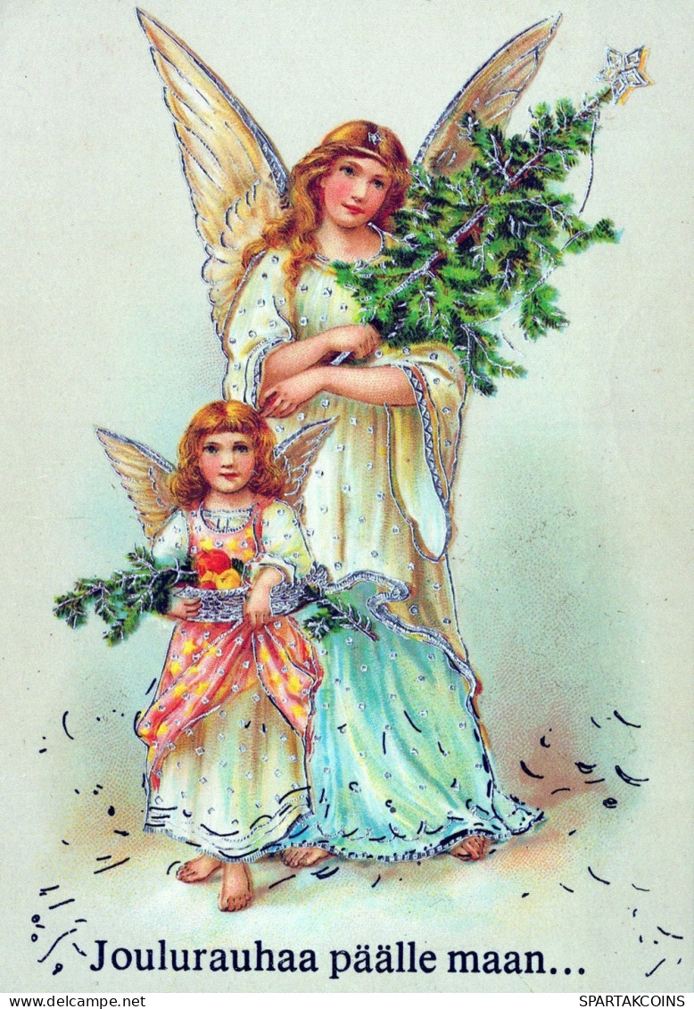 ANGEL CHRISTMAS Holidays Vintage Postcard CPSM #PAH874.GB - Anges