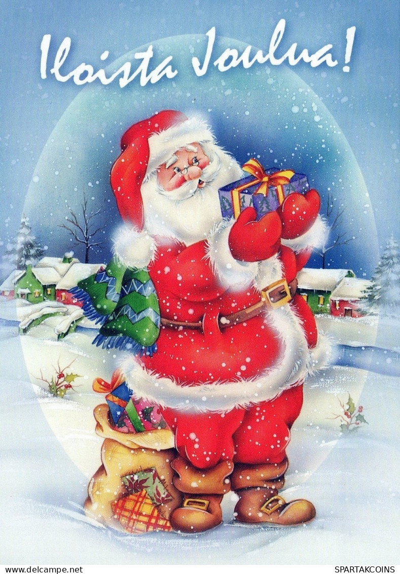 SANTA CLAUS CHRISTMAS Holidays Vintage Postcard CPSM #PAJ525.GB - Santa Claus