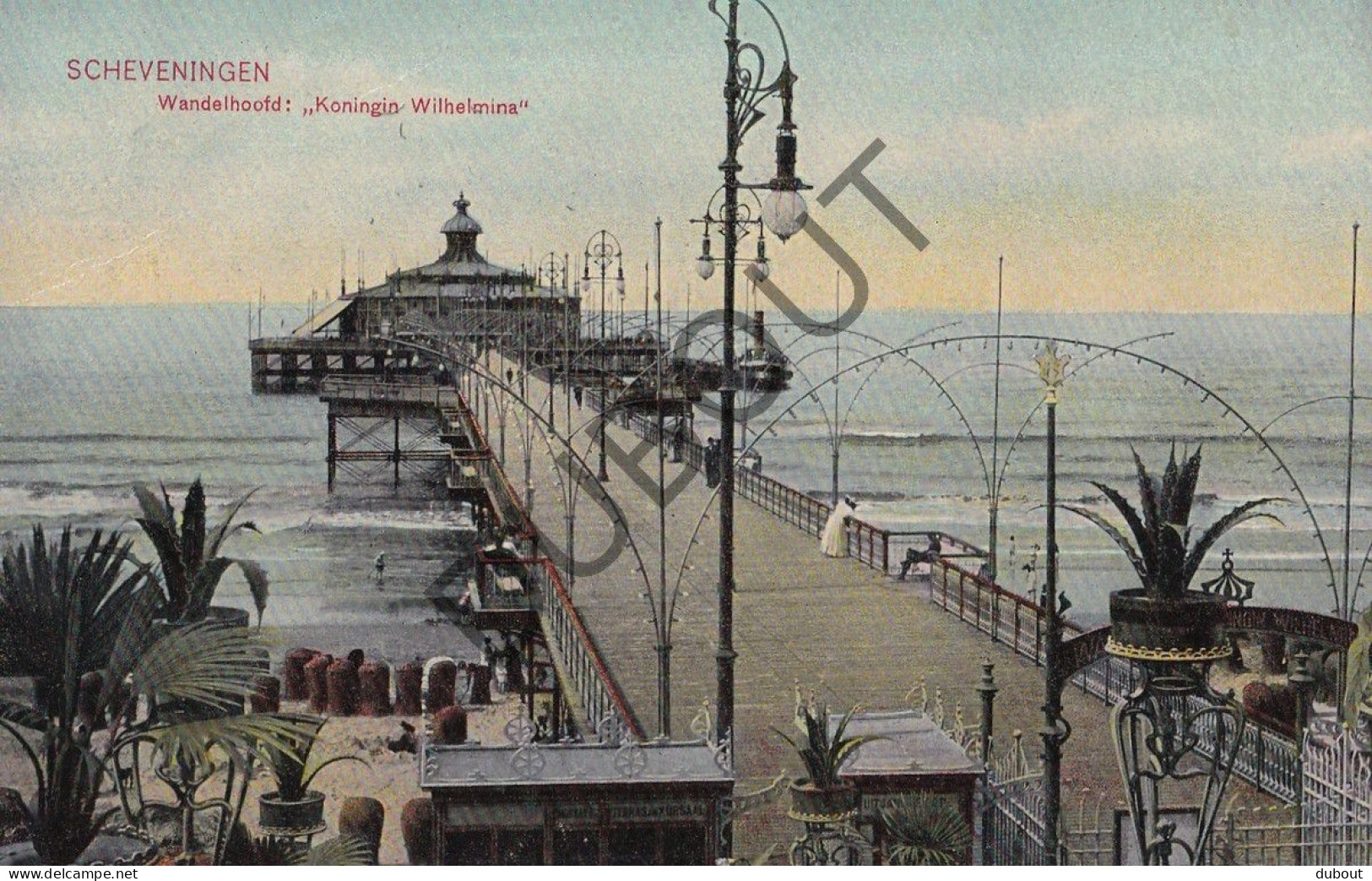 Postkaart - Carte Postale - Scheveningen - Wandelhoofd Koningin Wilhelmina (C5867) - Scheveningen