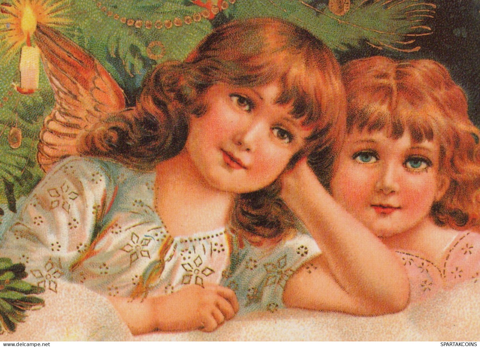 ANGEL CHRISTMAS Holidays Vintage Postcard CPSM #PAH511.GB - Anges