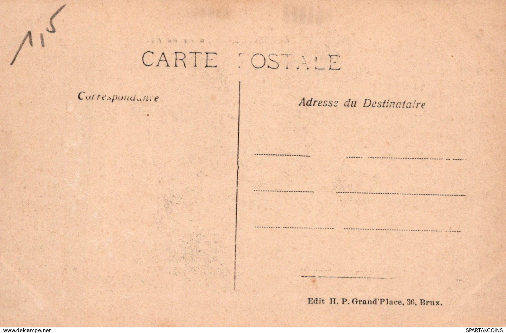 BELGIQUE BRUXELLES Carte Postale CPA #PAD788.FR - Brüssel (Stadt)