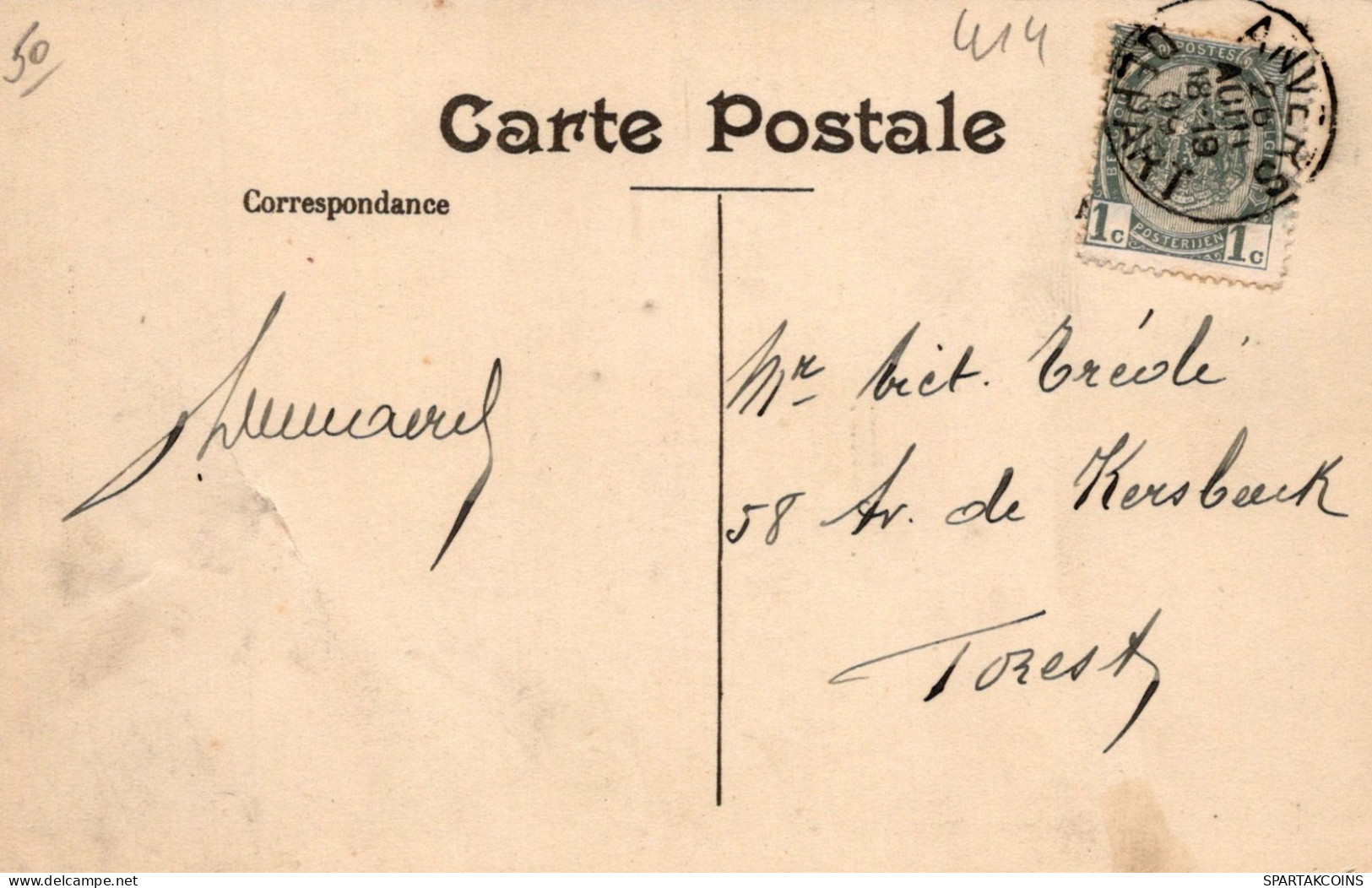 BELGIQUE ANVERS Carte Postale CPA #PAD468.FR - Antwerpen