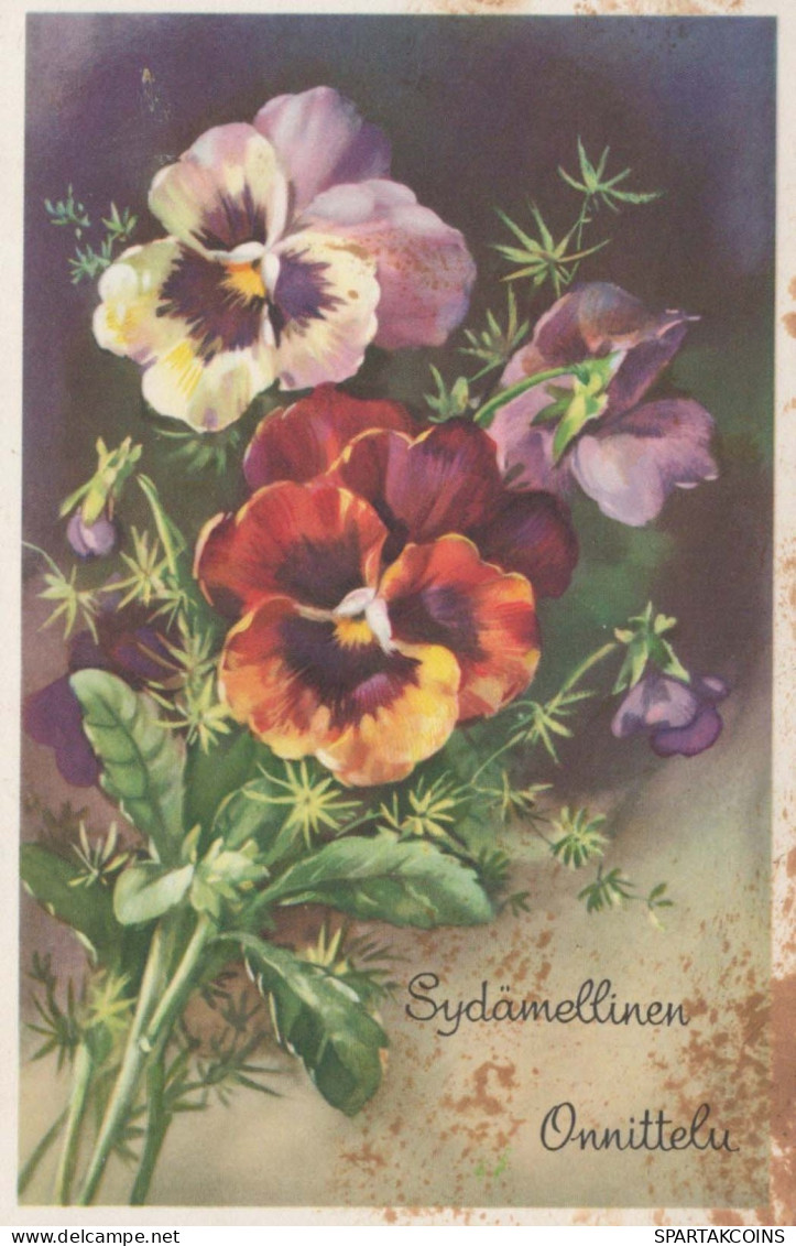 FLEURS Vintage Carte Postale CPSMPF #PKG039.FR - Fleurs