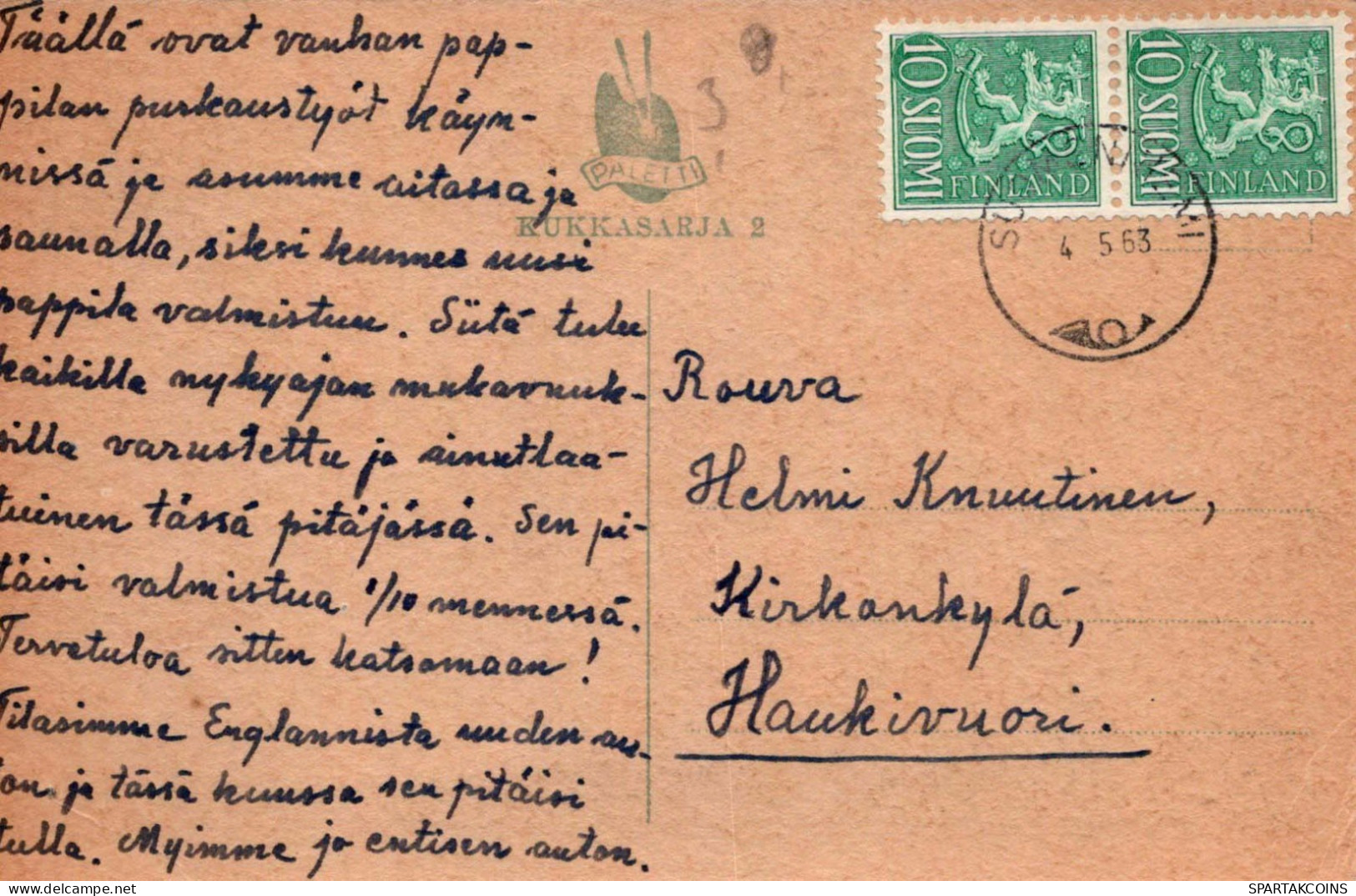 FLEURS Vintage Carte Postale CPA #PKE737.FR - Blumen
