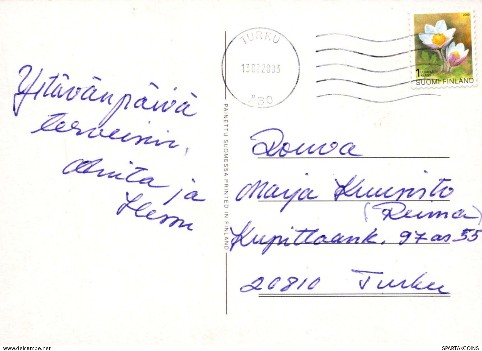 FLEURS Vintage Carte Postale CPSM #PBZ803.FR - Blumen
