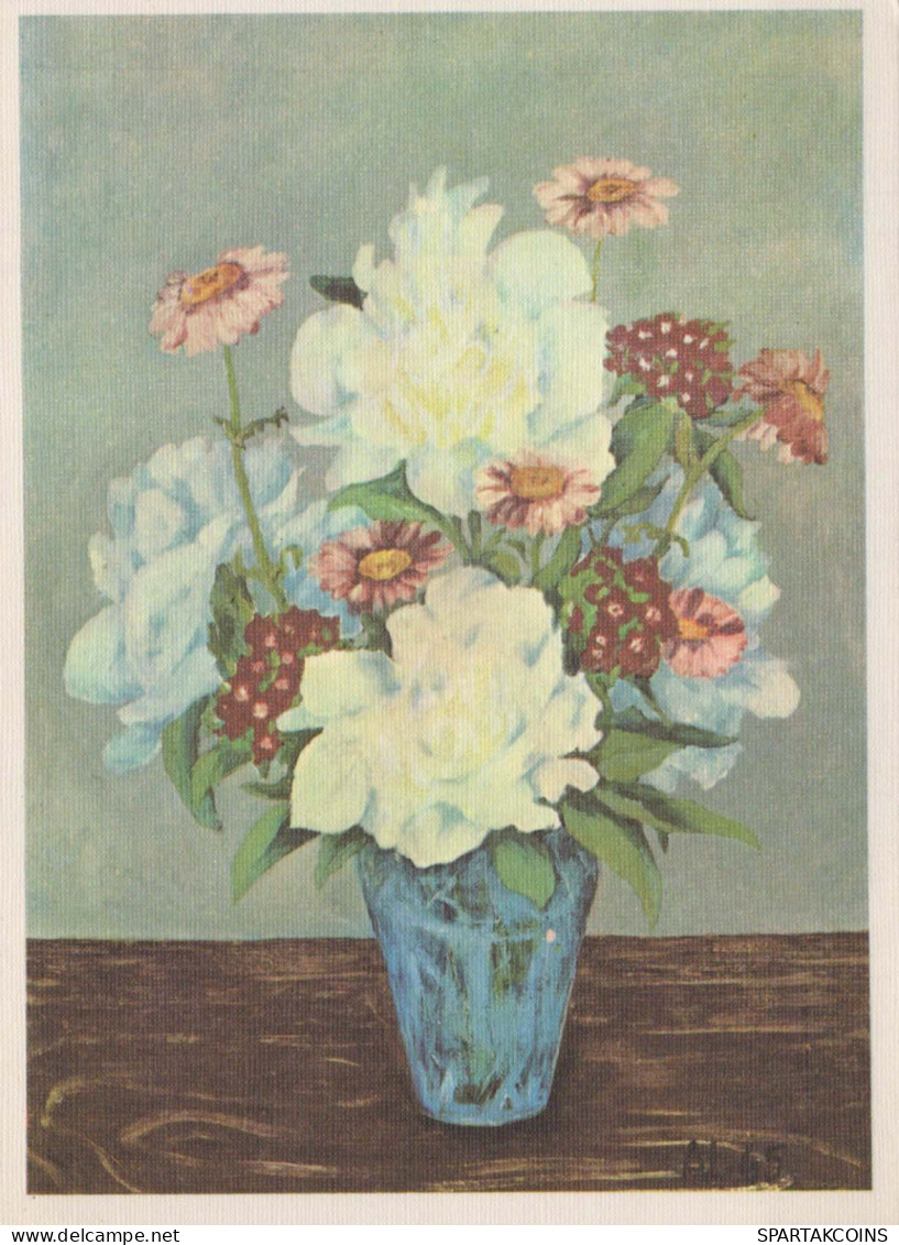 FLEURS Vintage Carte Postale CPSM #PBZ621.FR - Flowers