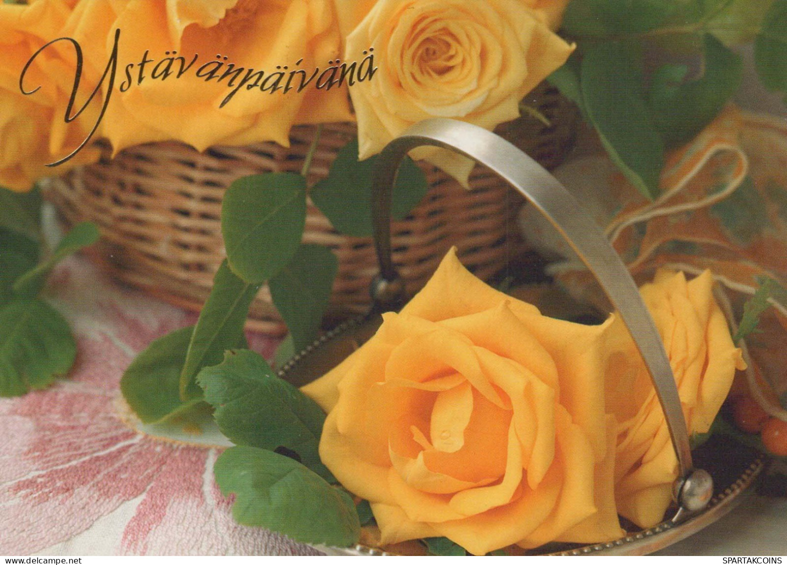 FLEURS Vintage Carte Postale CPSM #PBZ141.FR - Bloemen