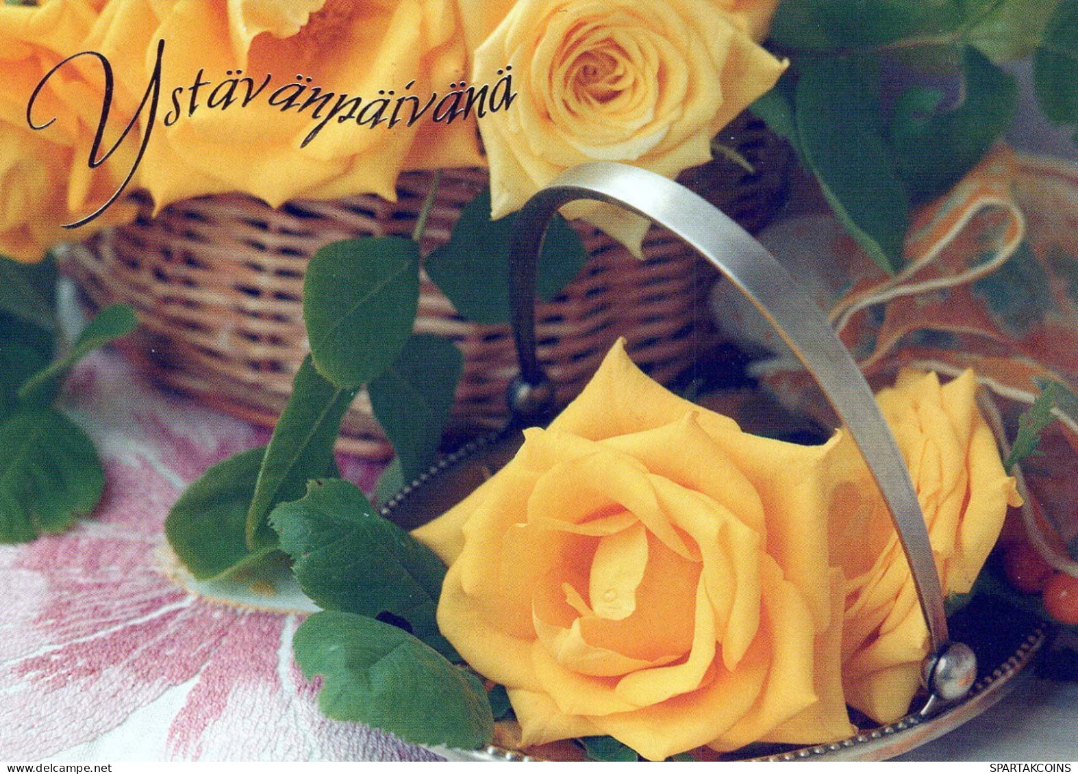 FLEURS Vintage Carte Postale CPSM #PBZ141.FR - Bloemen