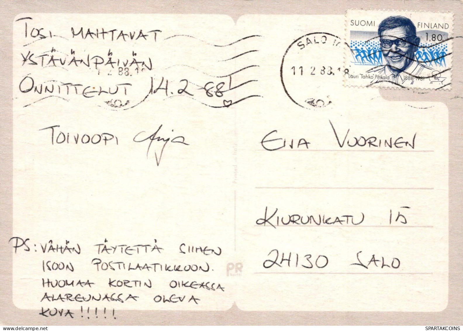 CHIEN Animaux Vintage Carte Postale CPSM #PBQ712.FR - Chiens