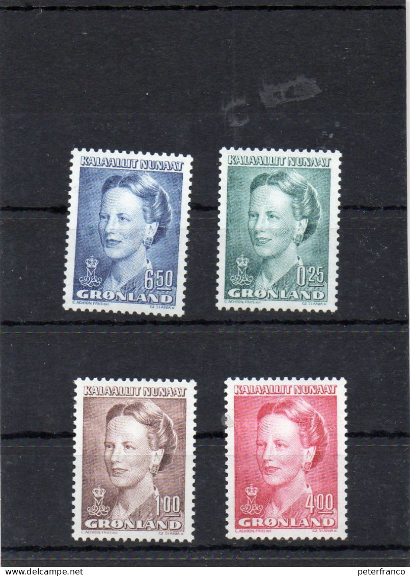 1990 Groenlandia - Queen Margrethe II - Nuovi