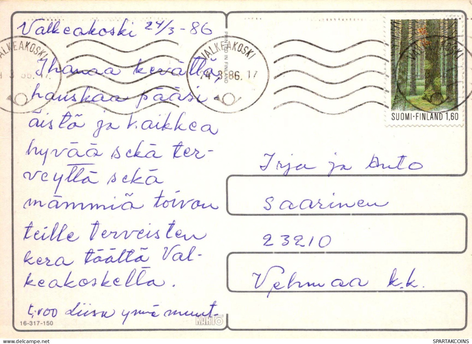 PÂQUES LAPIN Vintage Carte Postale CPSM #PBO351.FR - Easter