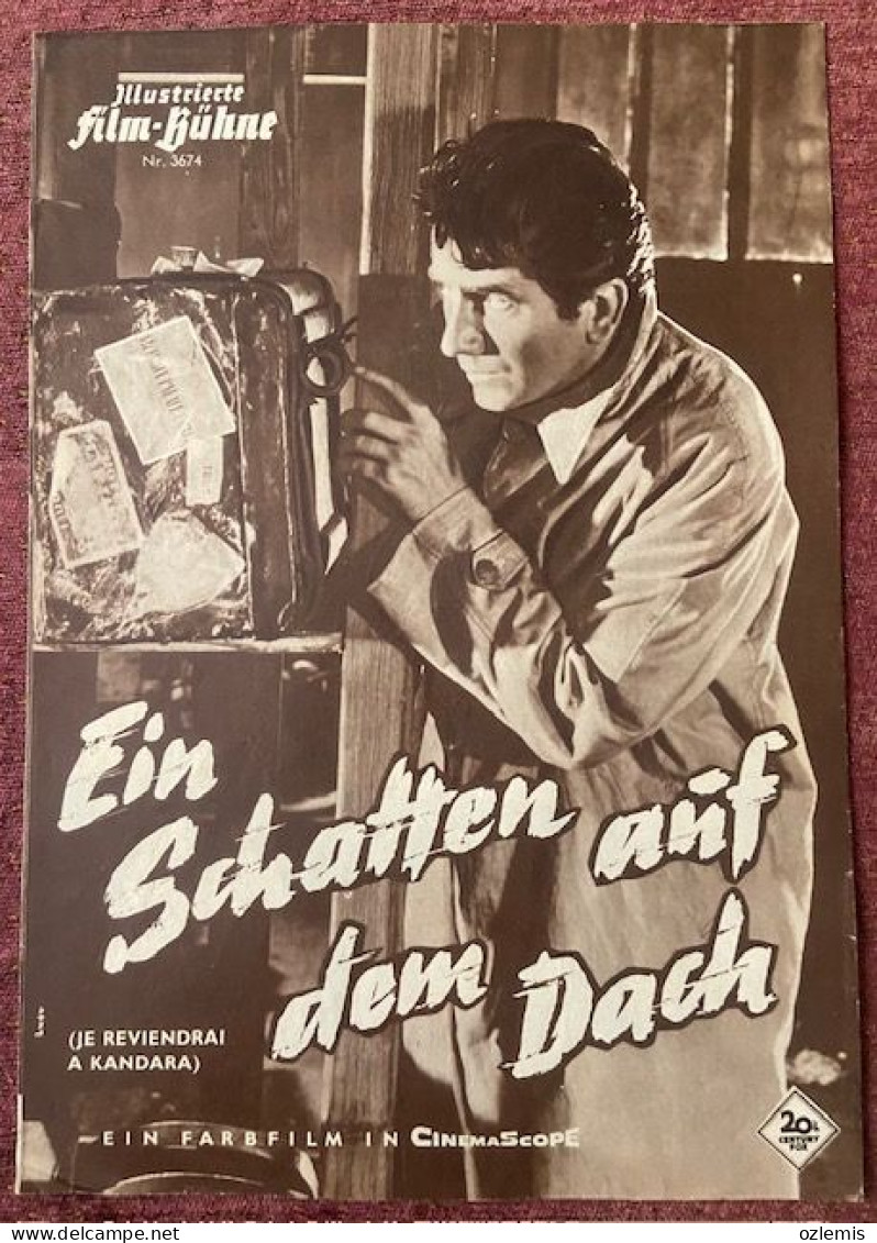 EIN SCHATTEN AUF DEM DACH ,ILLUSTRIERTE ,FILM - KUHNE ,CINEMA,MOVIE ,MAGAZINE - Bioscoop En Televisie