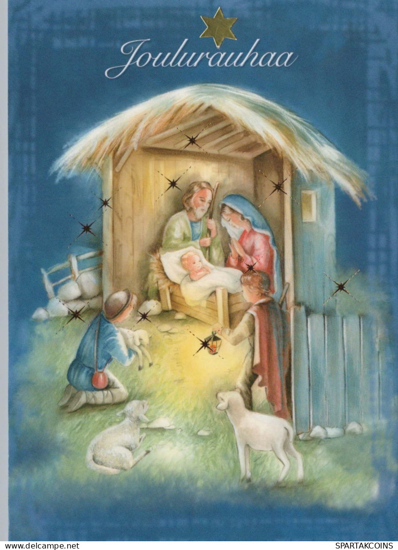 Vierge Marie Madone Bébé JÉSUS Noël Religion Vintage Carte Postale CPSM #PBB897.FR - Jungfräuliche Marie Und Madona