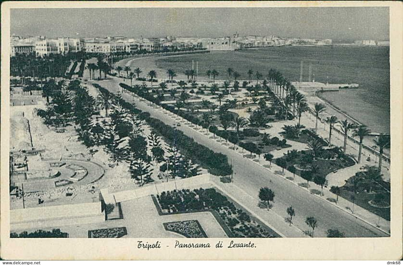 LIBYA / LIBIA - TRIPOLI - PANORAMA DI LEVANTE - ED. BENEDETTO MEGHIDESC - MAILED / STAMP - 1930s (12599) - Libia
