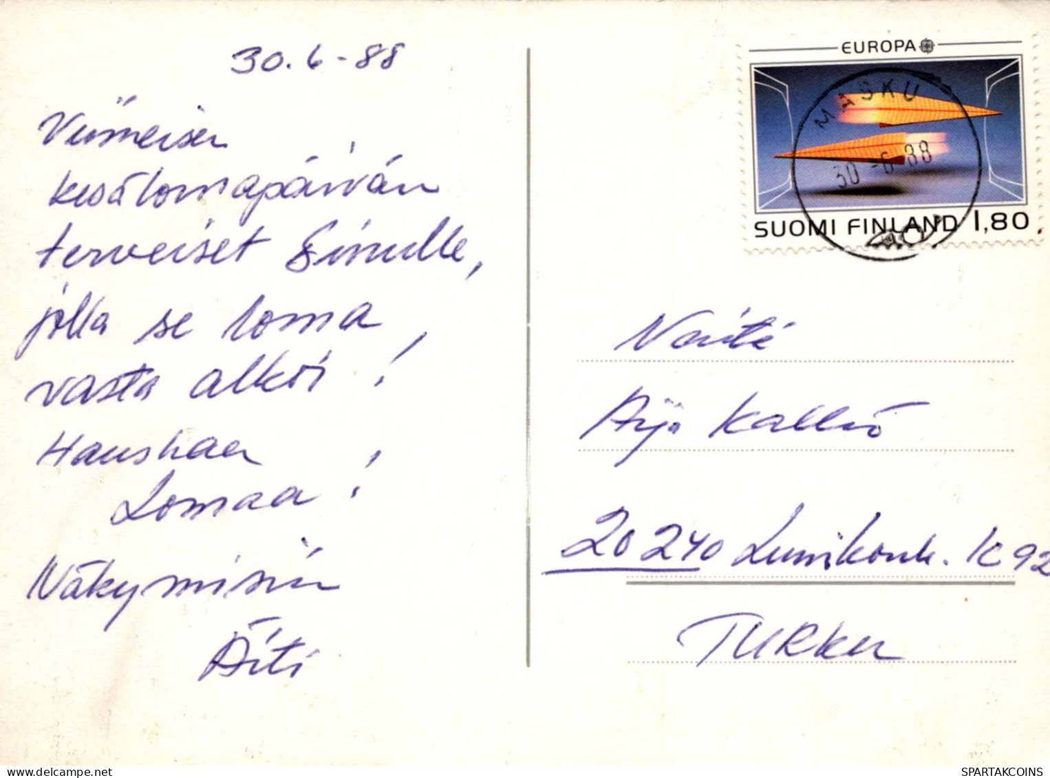 FIORI Vintage Cartolina CPSM #PAR555.IT - Bloemen