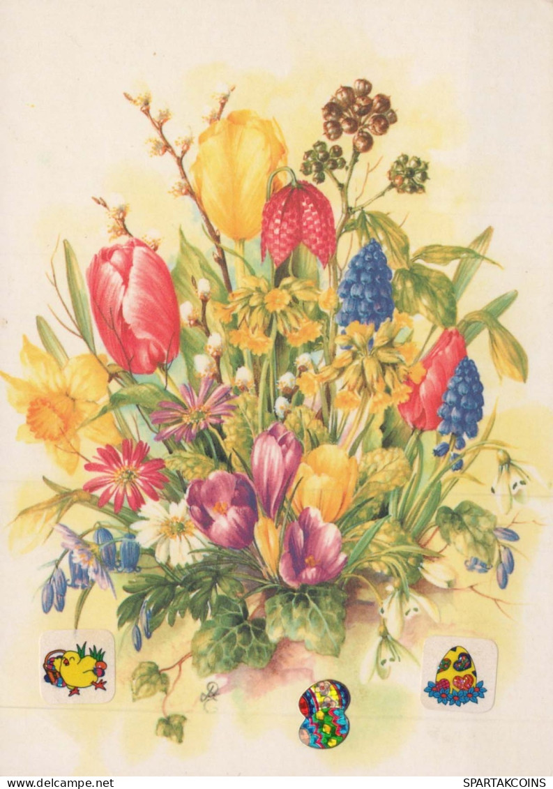 FIORI Vintage Cartolina CPSM #PAR013.IT - Flowers