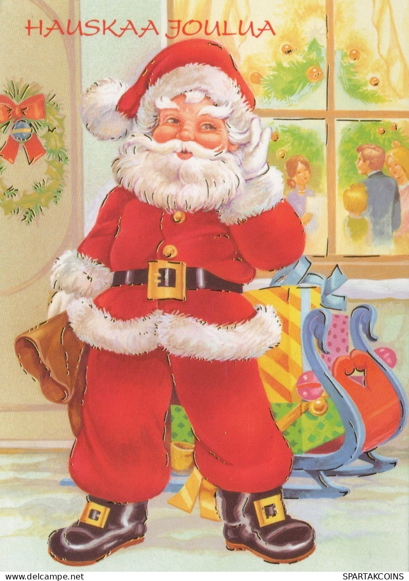 BABBO NATALE Natale Vintage Cartolina CPSM #PAK156.IT - Kerstman