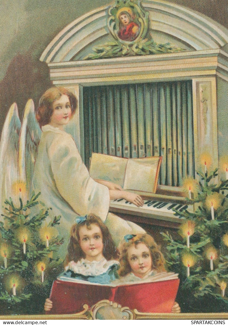 ANGELO Buon Anno Natale Vintage Cartolina CPSM #PAJ205.IT - Anges