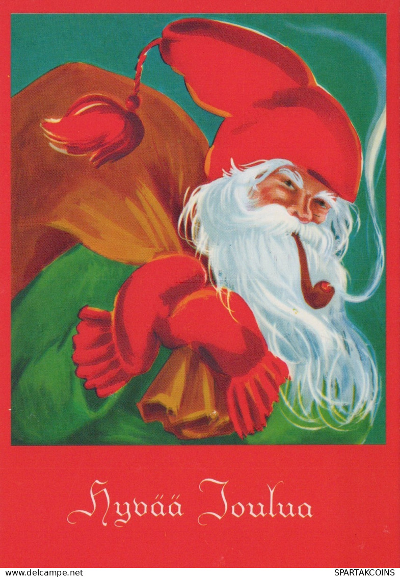 BABBO NATALE Natale Vintage Cartolina CPSM #PAJ737.IT - Santa Claus