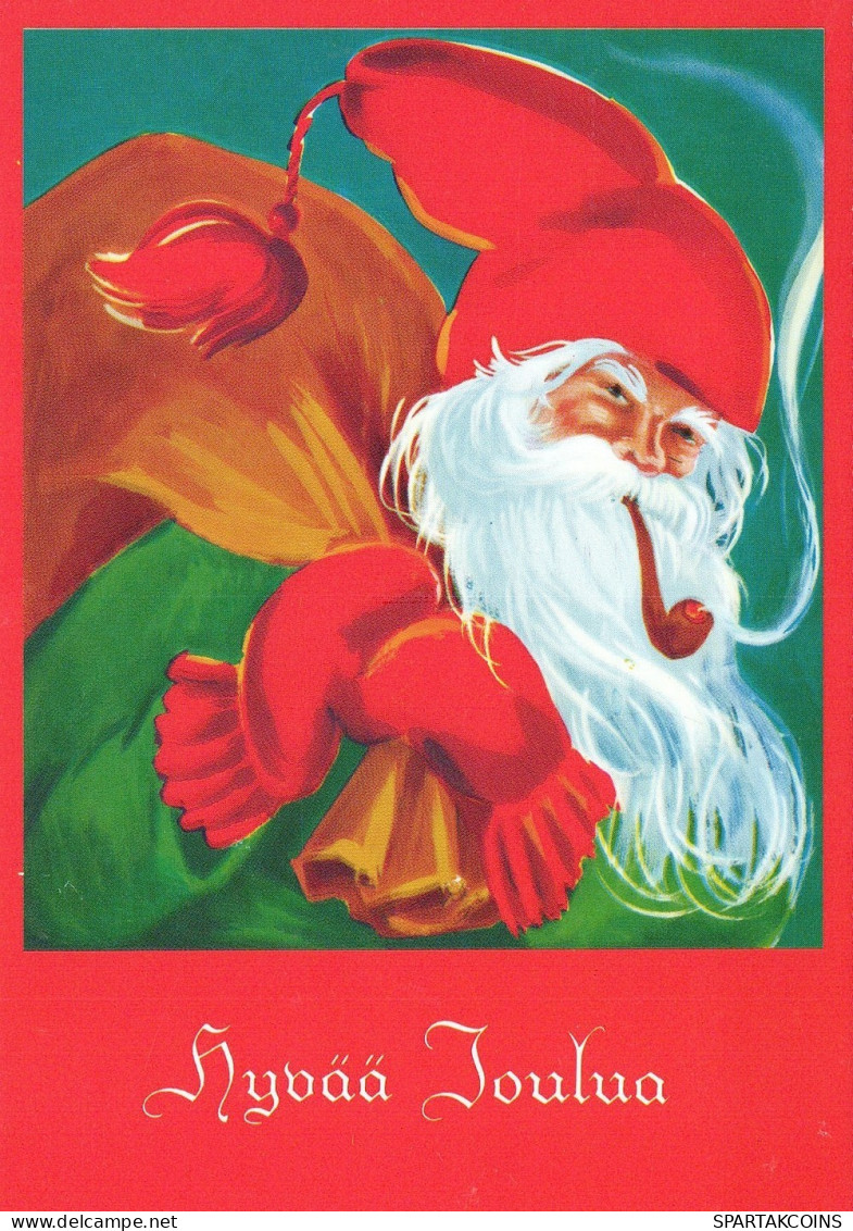 BABBO NATALE Natale Vintage Cartolina CPSM #PAJ737.IT - Kerstman