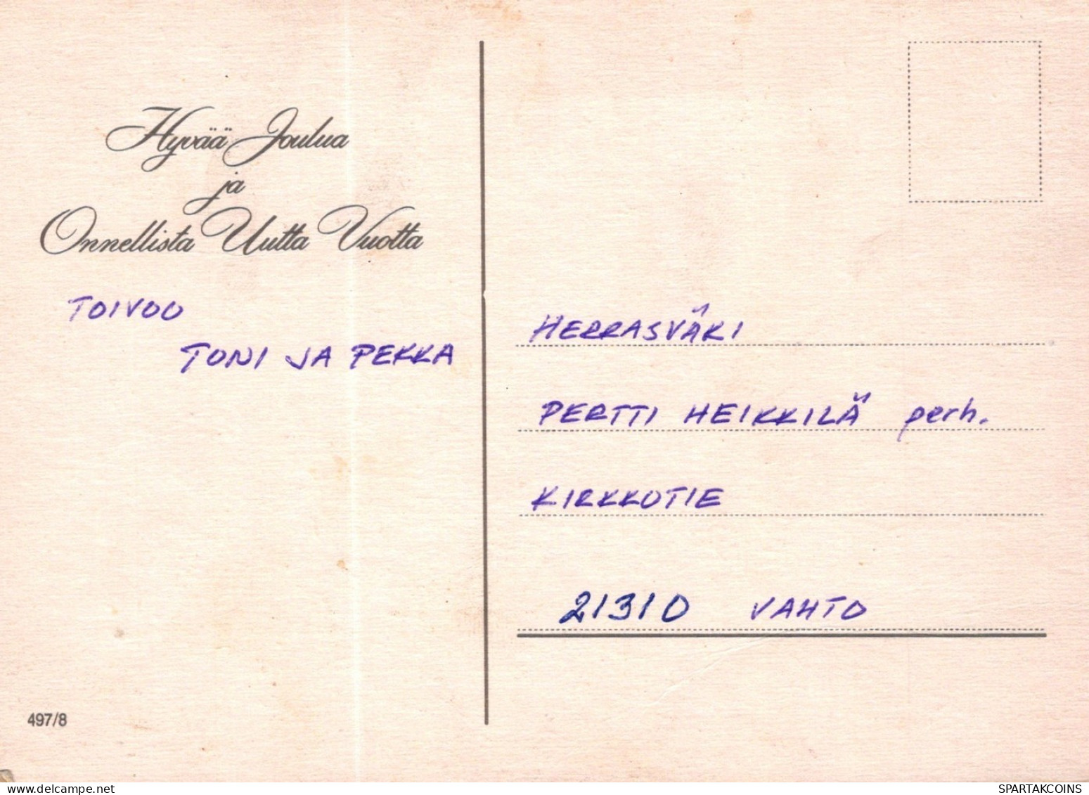 ANGELO Buon Anno Natale Vintage Cartolina CPSM #PAH756.IT - Angels