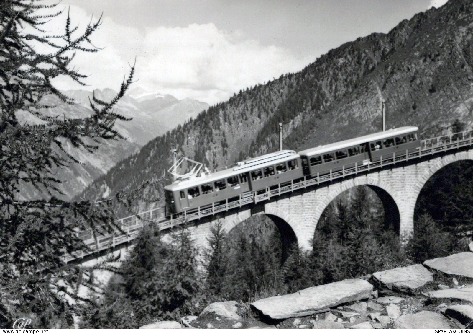 TRENO TRASPORTO FERROVIARIO Vintage Cartolina CPSM #PAA944.IT - Eisenbahnen