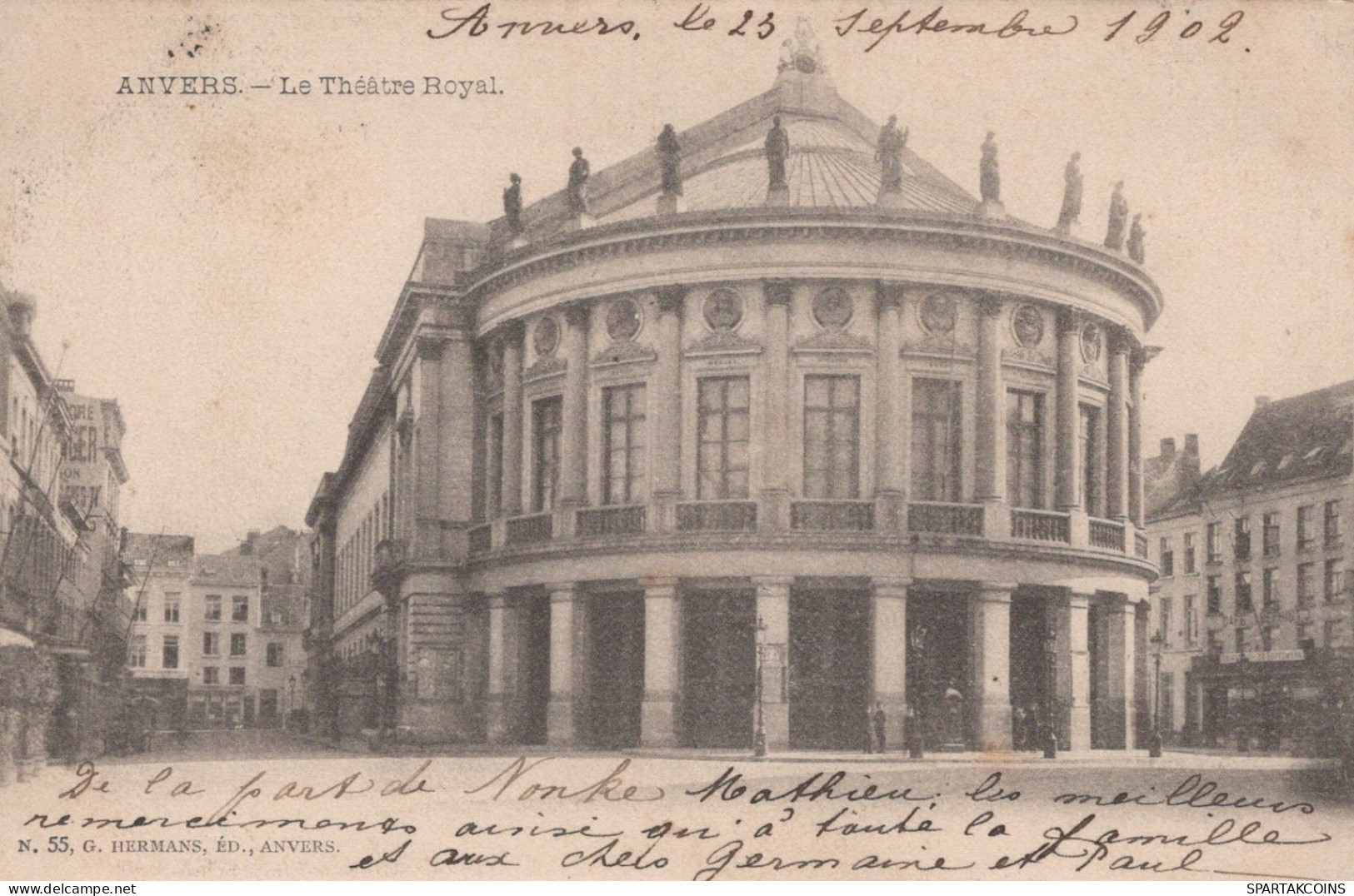 BELGIUM ANTWERPEN Postcard CPA #PAD336.GB - Antwerpen