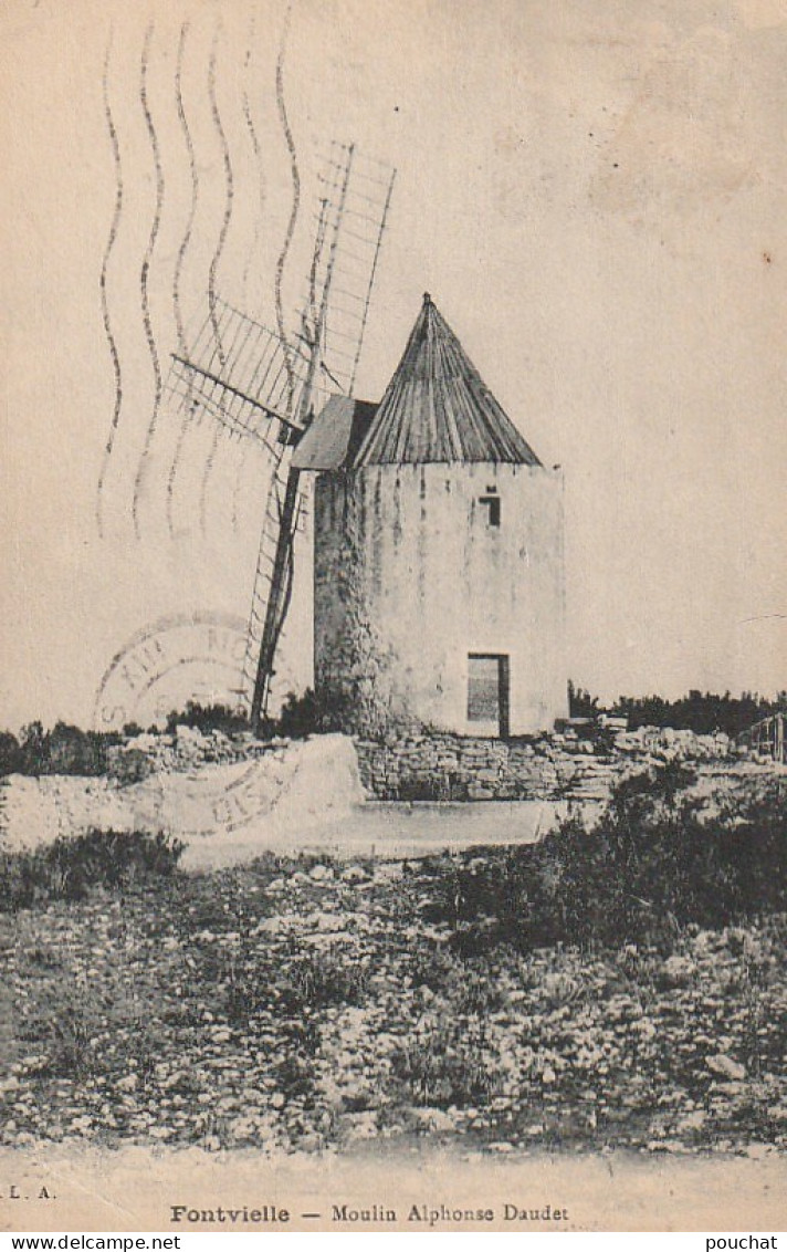 PE 1-(13) FONTVIELLE  - MOULIN D' ALPHONSE DAUDET - 2 SCANS - Fontvieille