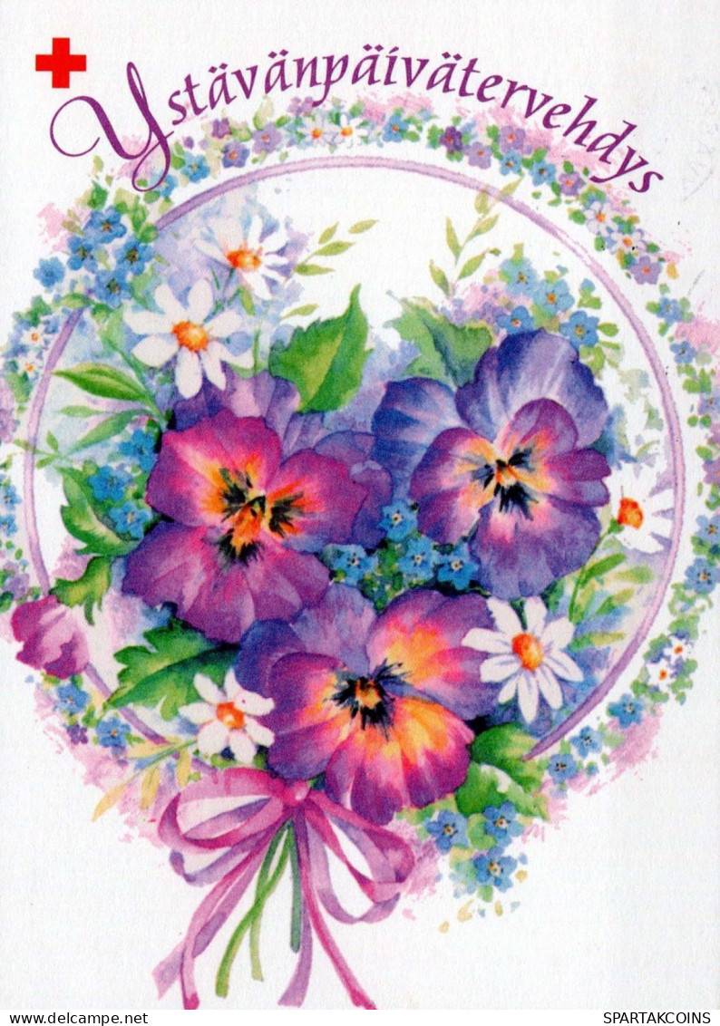 FLOWERS Vintage Postcard CPSM #PBZ139.GB - Fleurs