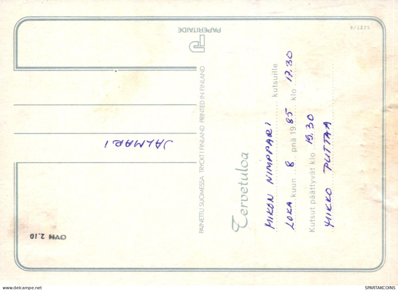 DISNEY CARTOON Vintage Postcard CPSM #PBV583.GB - Scene & Paesaggi