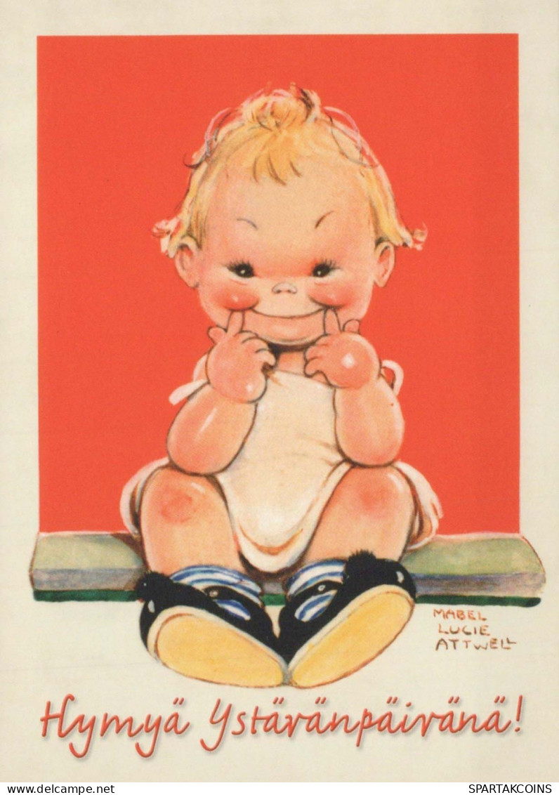 CHILDREN HUMOUR Vintage Postcard CPSM #PBV155.GB - Humorvolle Karten