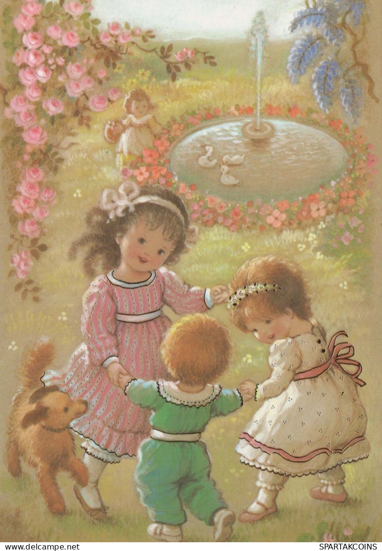 CHILDREN CHILDREN Scene S Landscapes Vintage Postcard CPSM #PBU475.GB - Scènes & Paysages