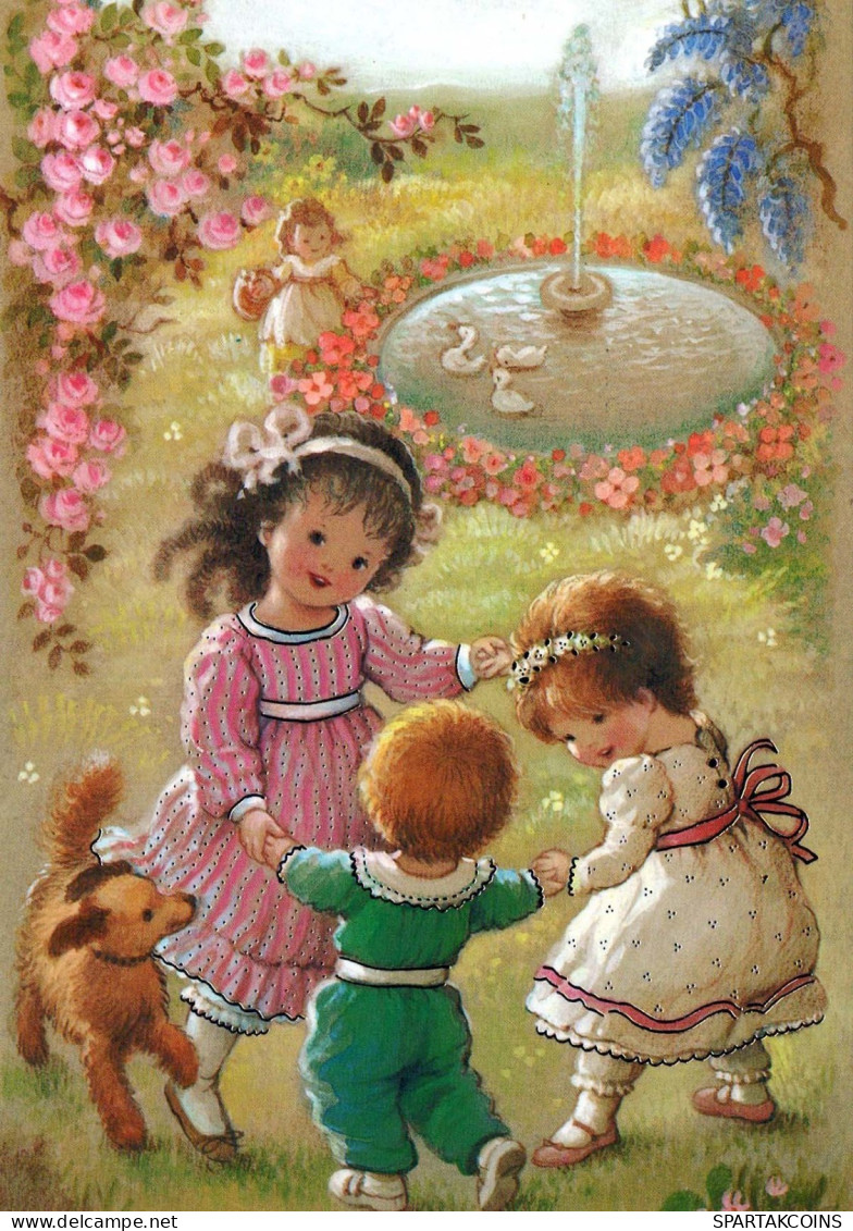 CHILDREN CHILDREN Scene S Landscapes Vintage Postcard CPSM #PBU475.GB - Scenes & Landscapes